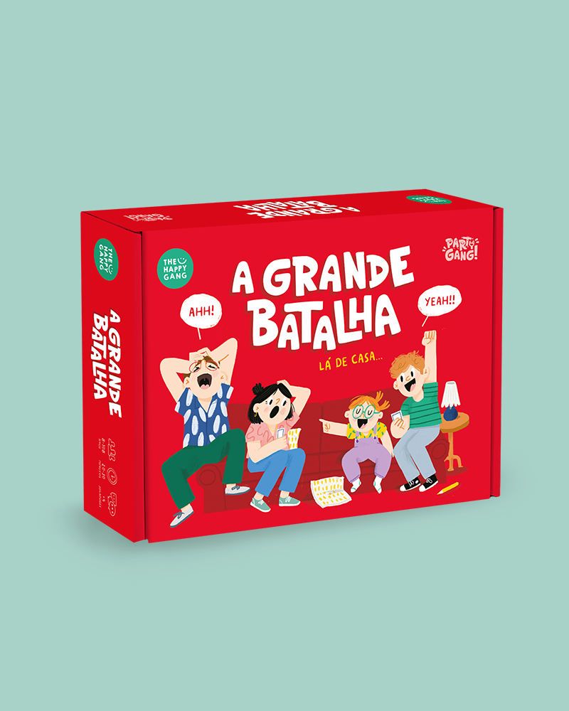 Party Gang - A Grande Batalha - caixa do jogo The Happy Gang