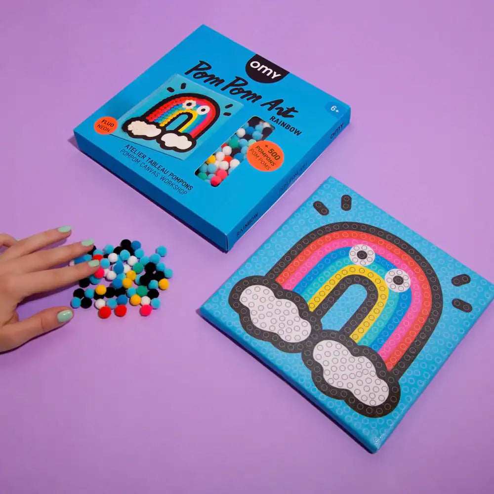 Pom Pom Art | Rainbow