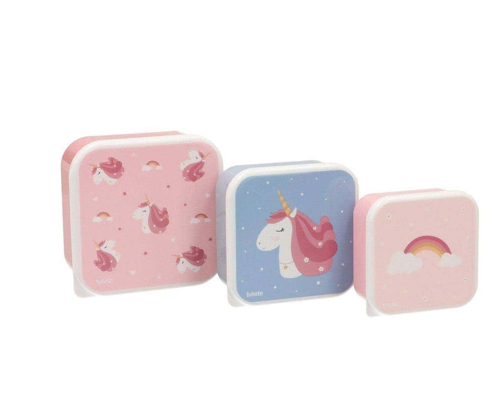 Conjunto 3 Caixas Lancheira | Magical Unicorn