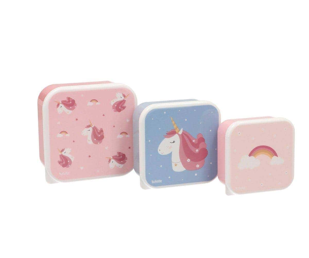Conjunto 3 Caixas Lancheira | Magical Unicorn