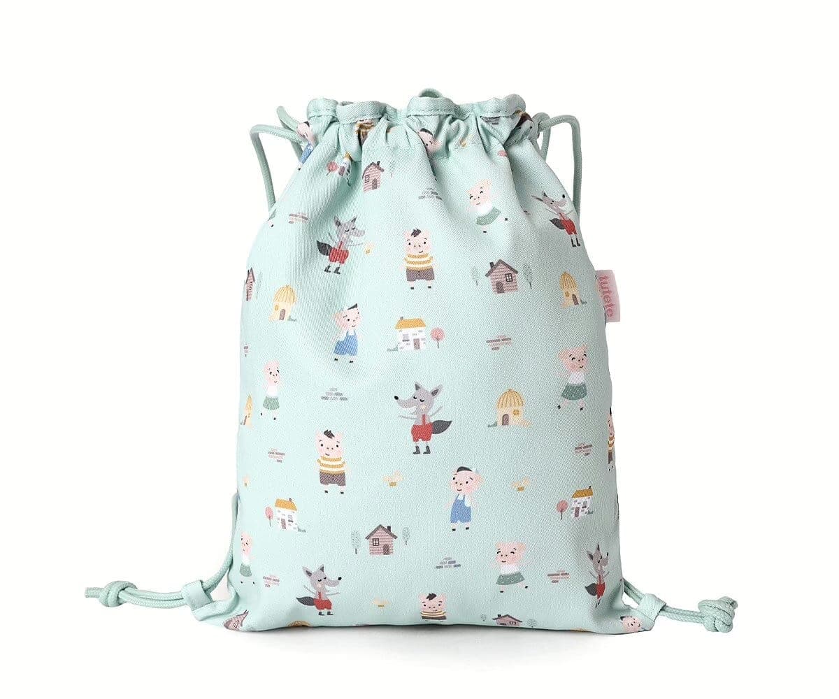 Mochila Saco Tecido | Three Little Pigs