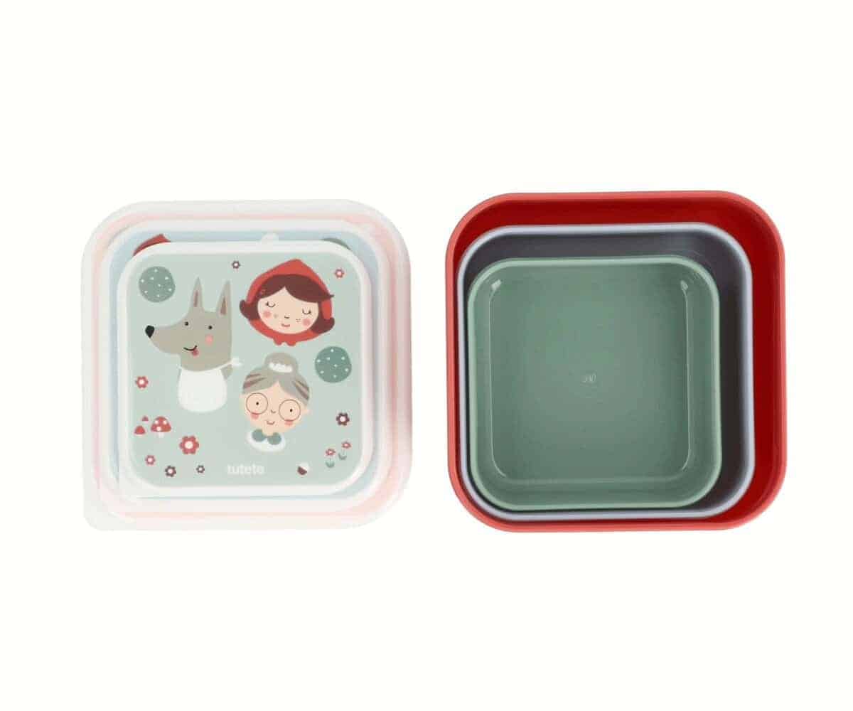 Conjunto 3 Caixas Lancheira | Little Red