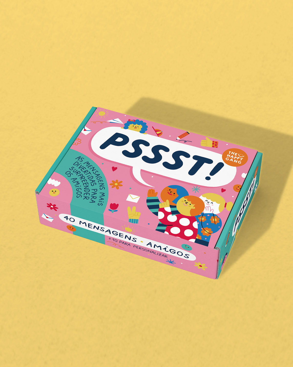 Pssst - Mensagens Amigos - caixa do jogo The Happy Gang