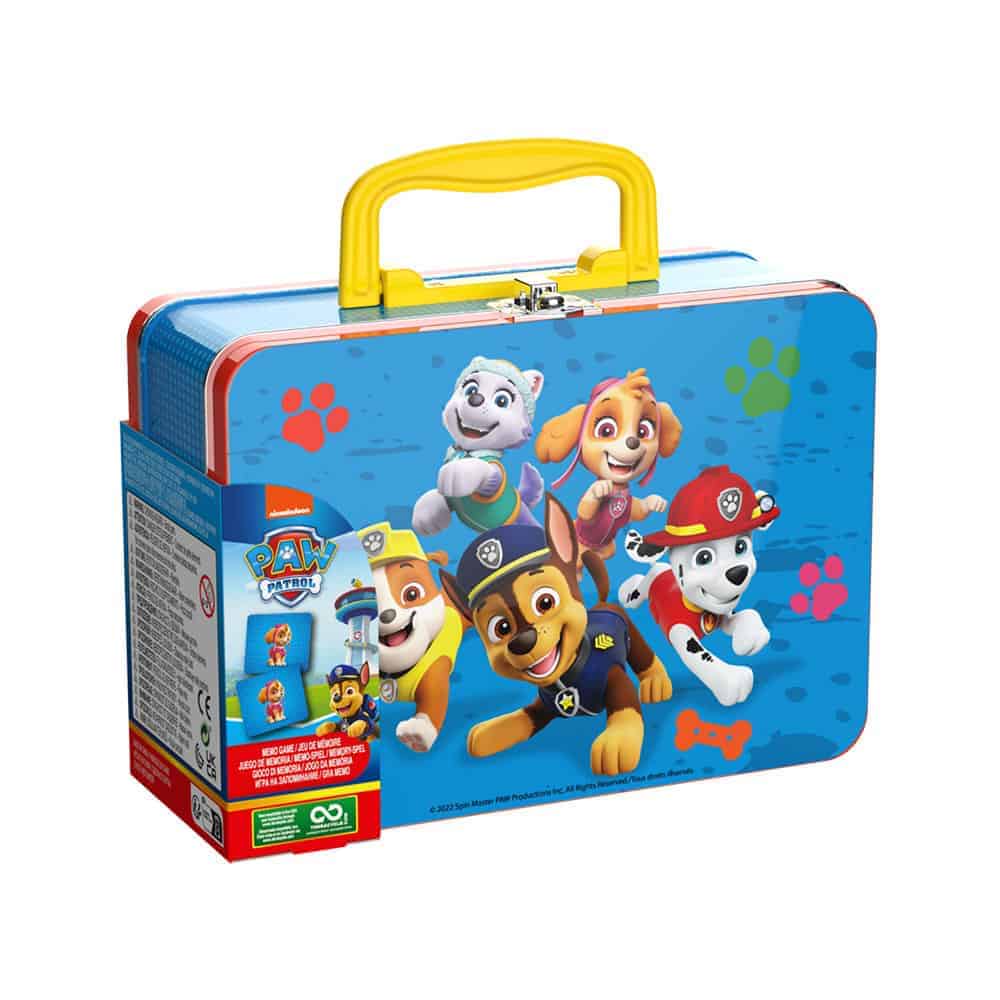Paw Patrol | Jogo Memoria | Mala Metal