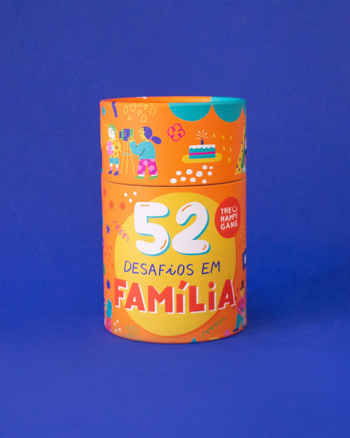 52 Desafios - Em Família - caixa do jogo The Happy Gang