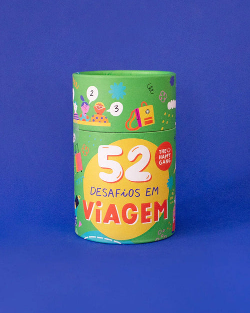 52 Desafios - Em Viagem - caixa do jogo The Happy Gang