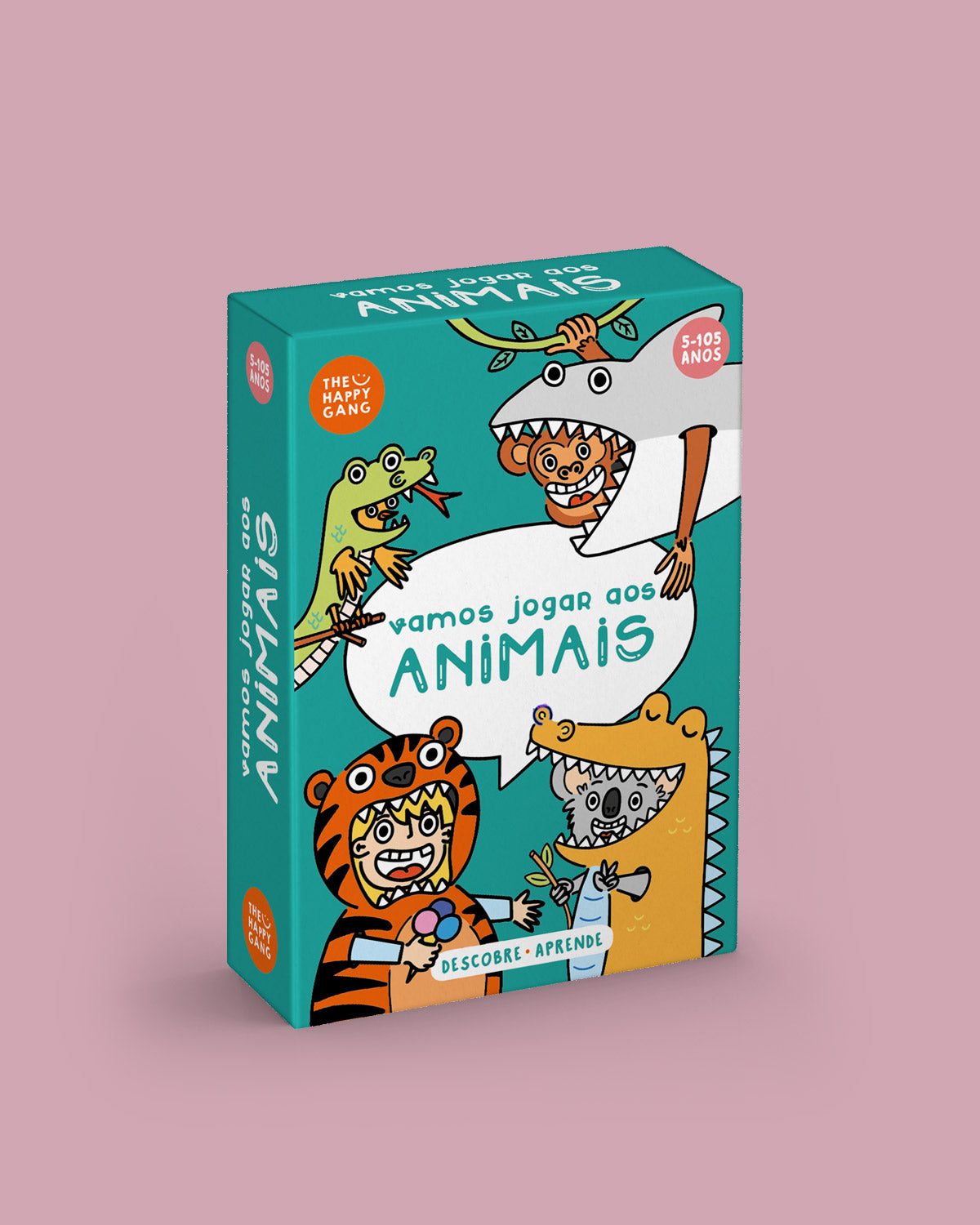 Brain Away - Vamos Jogar aos ANIMAIS - caixa do jogo The Happy Gang