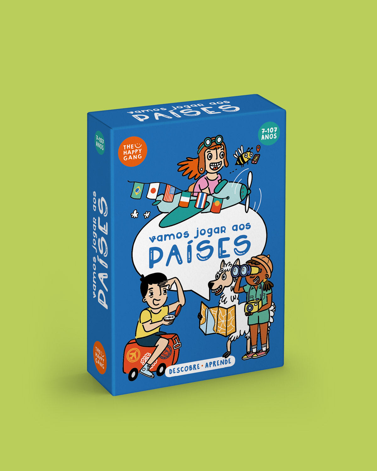 Brain Away - Vamos Jogar aos PAÍSES - caixa do jogo The Happy Gang