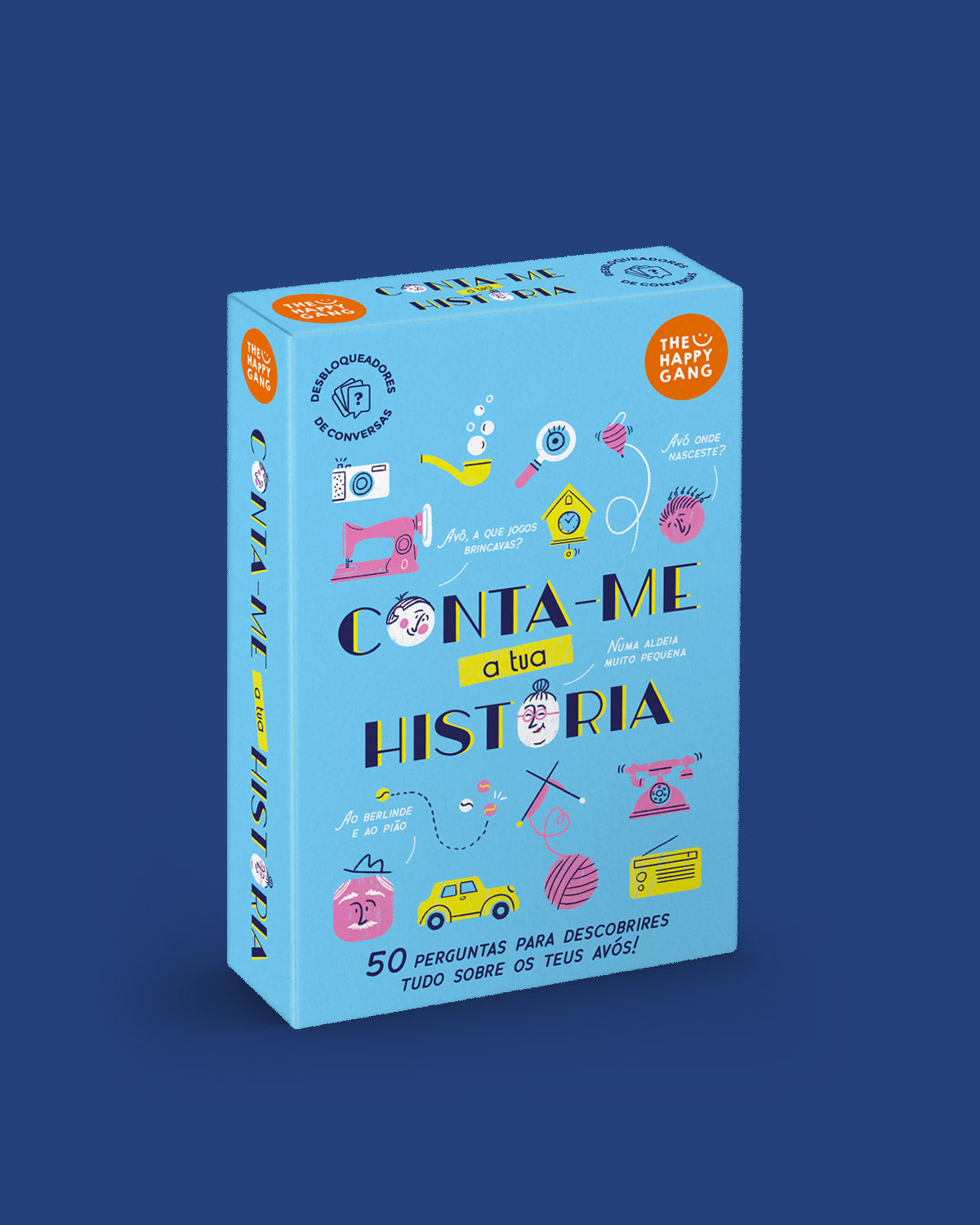 Conta-me a Tua História - caixa do jogo The Happy Gang