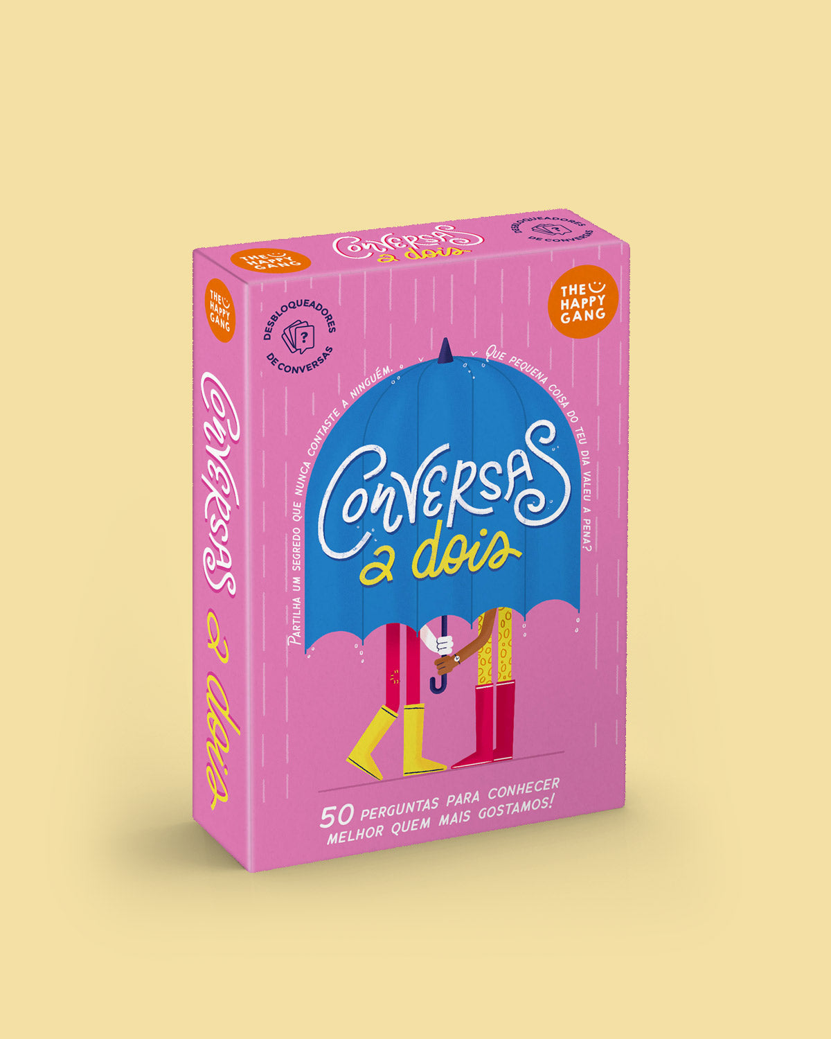 Conversas a Dois - caixa do jogo The Happy Gang