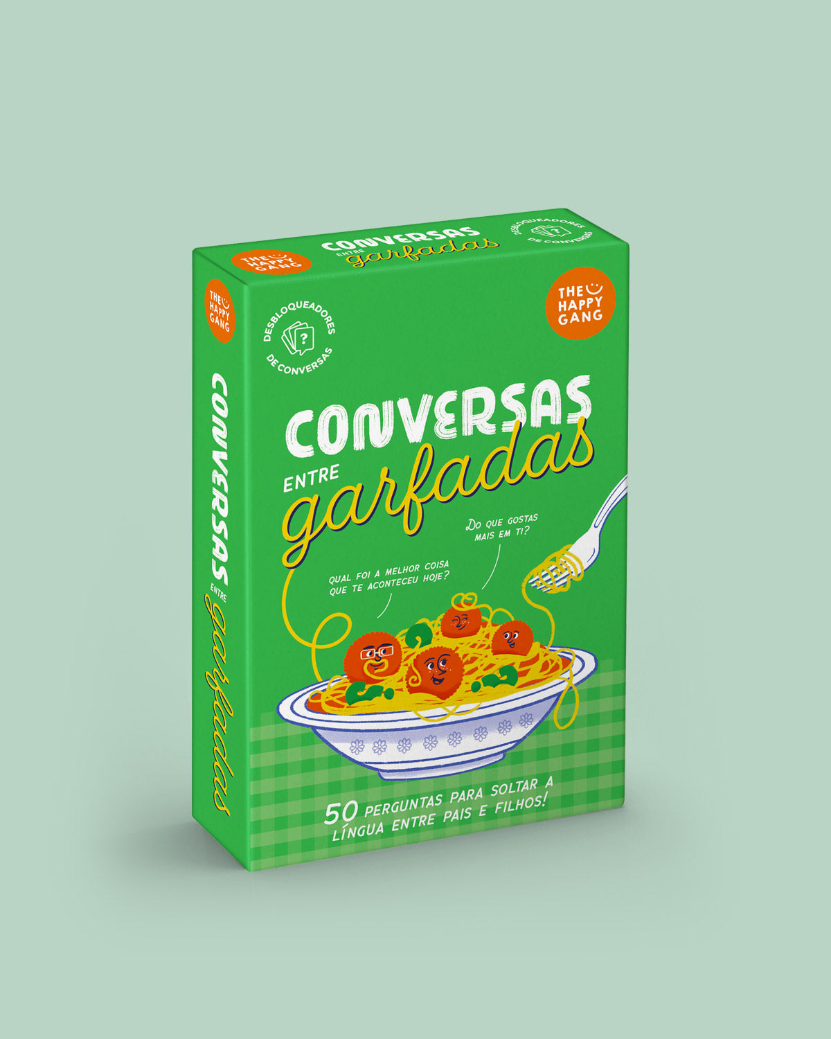 Conversas entre Garfadas - caixa do jogo The Happy Gang