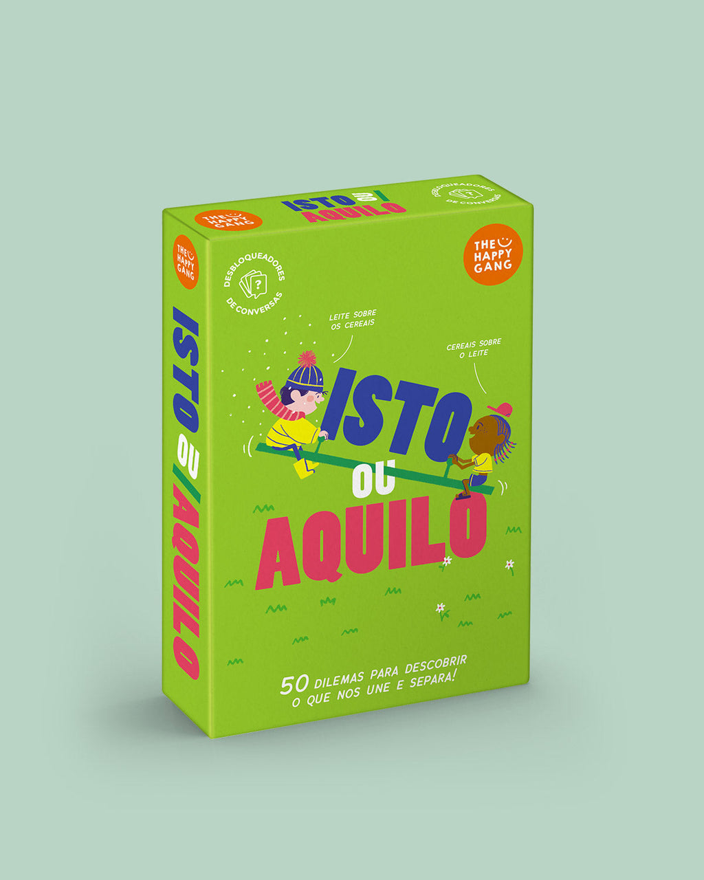 Isto ou Aquilo - caixa do jogo The Happy Gang