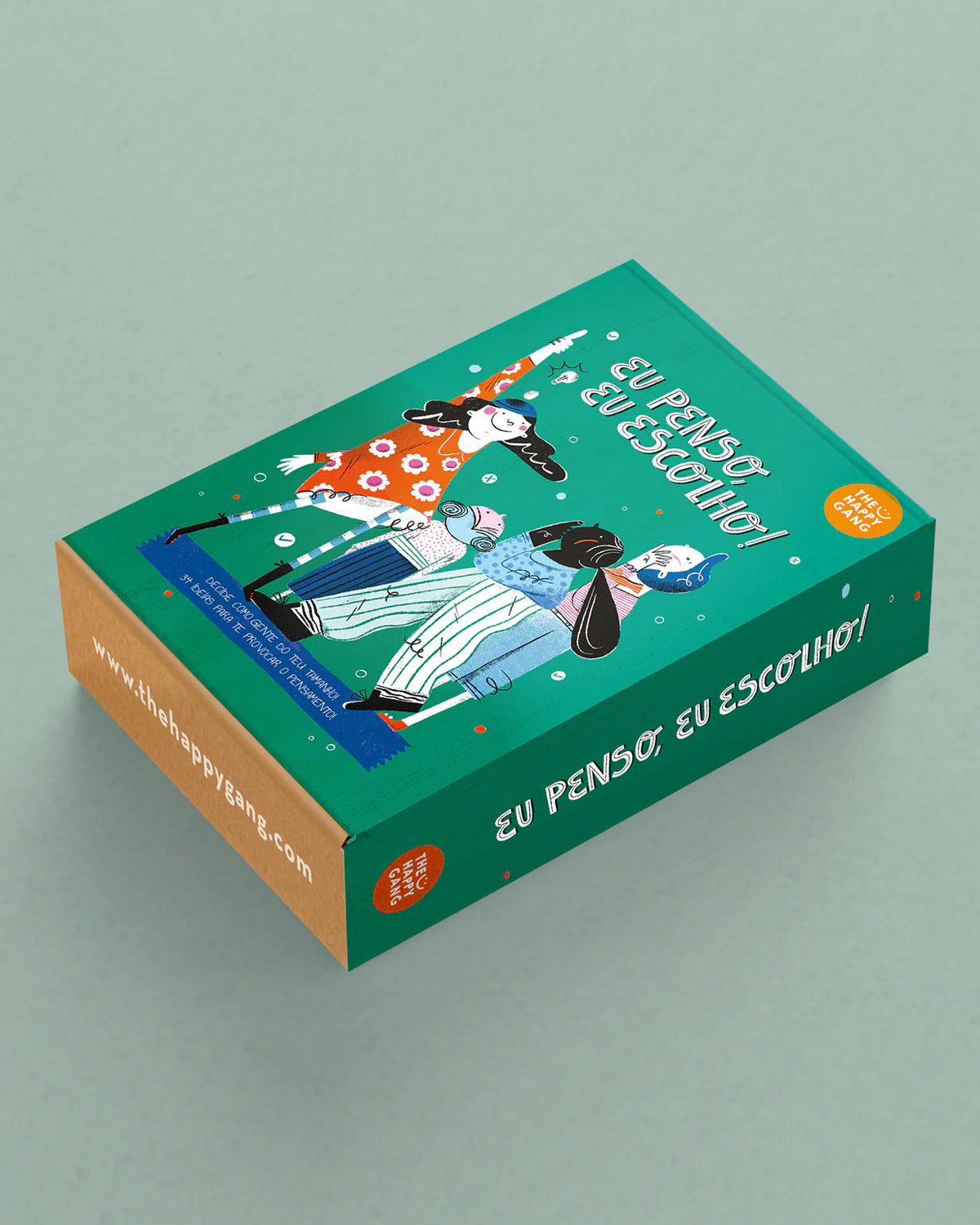 Eu Penso Eu Escolho - caixa do jogo The Happy Gang
