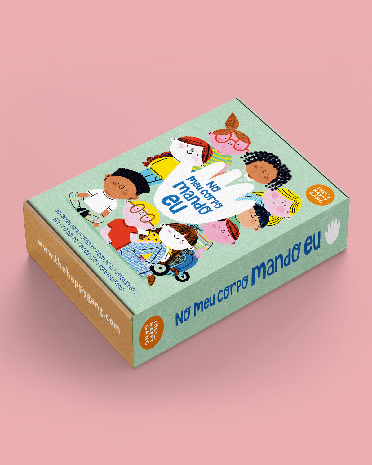No Meu Corpo Mando eu - caixa do jogo The Happy Gang