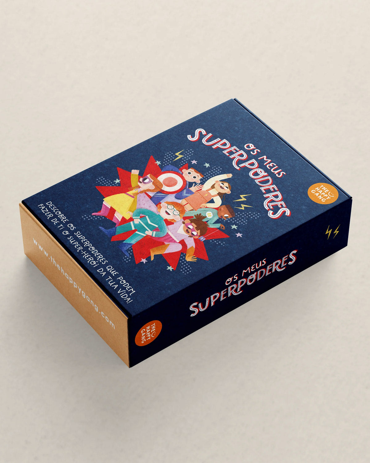 Flashcards - Os meus Super Poderes - caixa do jogo The Happy Gang