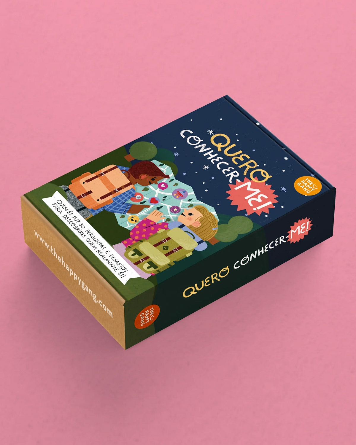 Quero Conhecer-ME! - caixa do jogo The Happy Gang