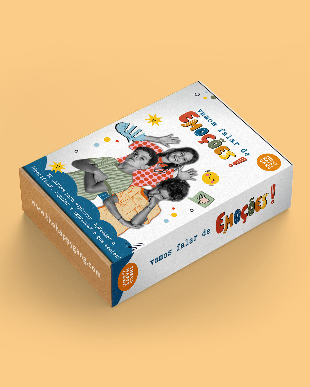 Vamos Falar de Emoções! - caixa do jogo The Happy Gang