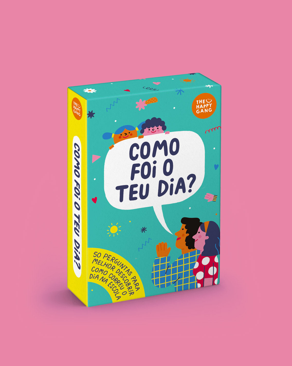 Como Foi o Teu Dia? - caixa do jogo The Happy Gang