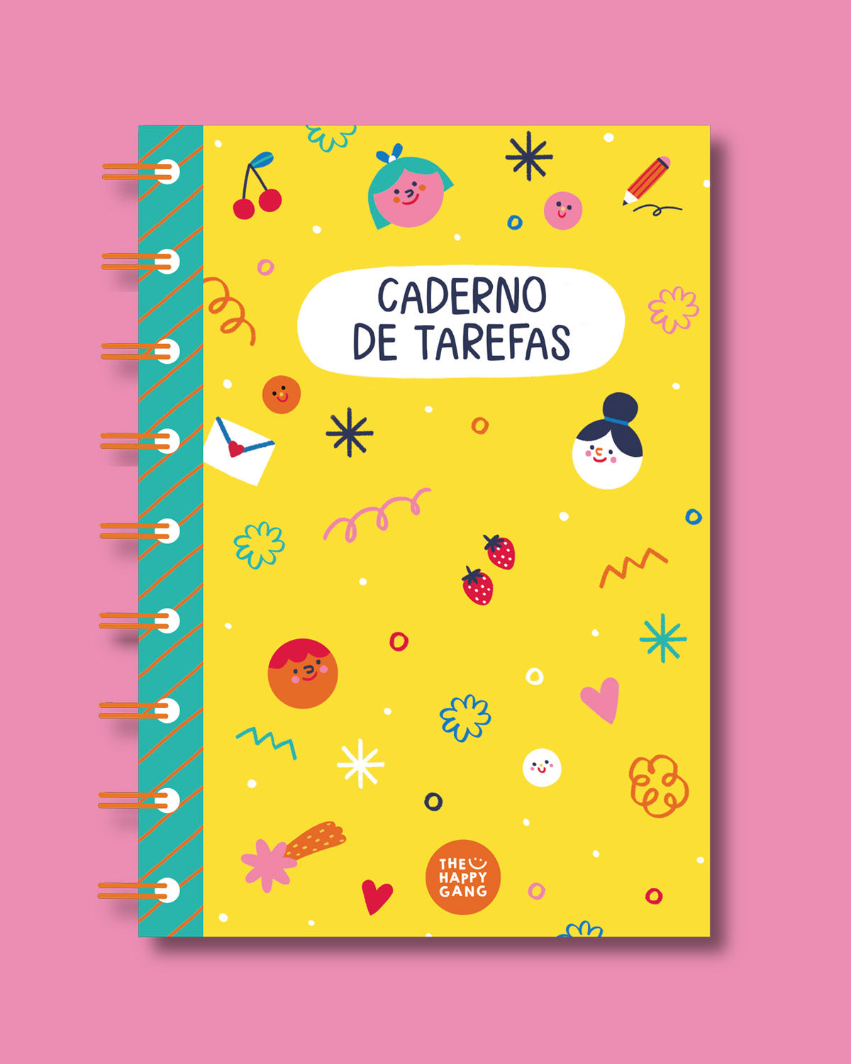 Caderno de Tarefas - Happy Colors - caixa do jogo The Happy Gang