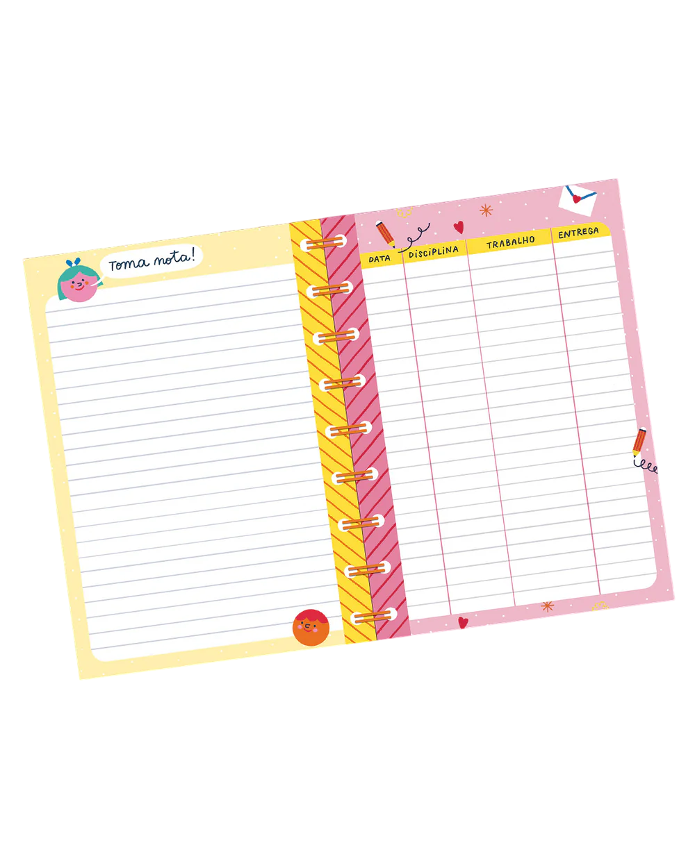 Caderno de Tarefas | Happy Colors