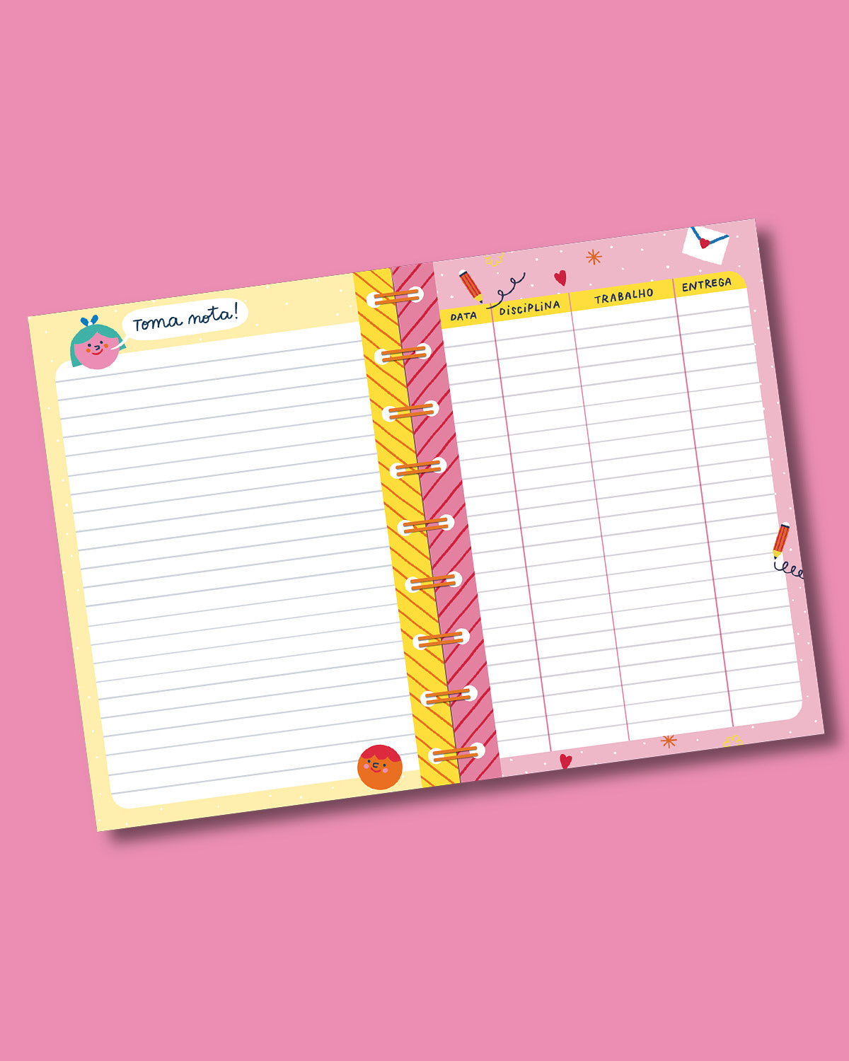 Caderno de Tarefas - Happy Colors - The Happy Gang, imagem 3