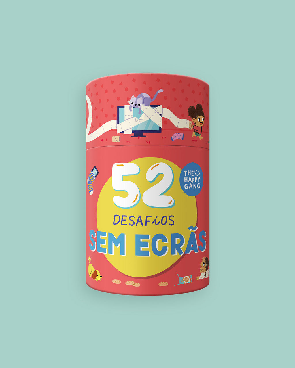 52 Desafios - Sem Ecrãs - caixa do jogo The Happy Gang