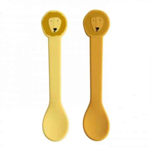 Pack 2 | Colher de Silicone | Mr. Lion