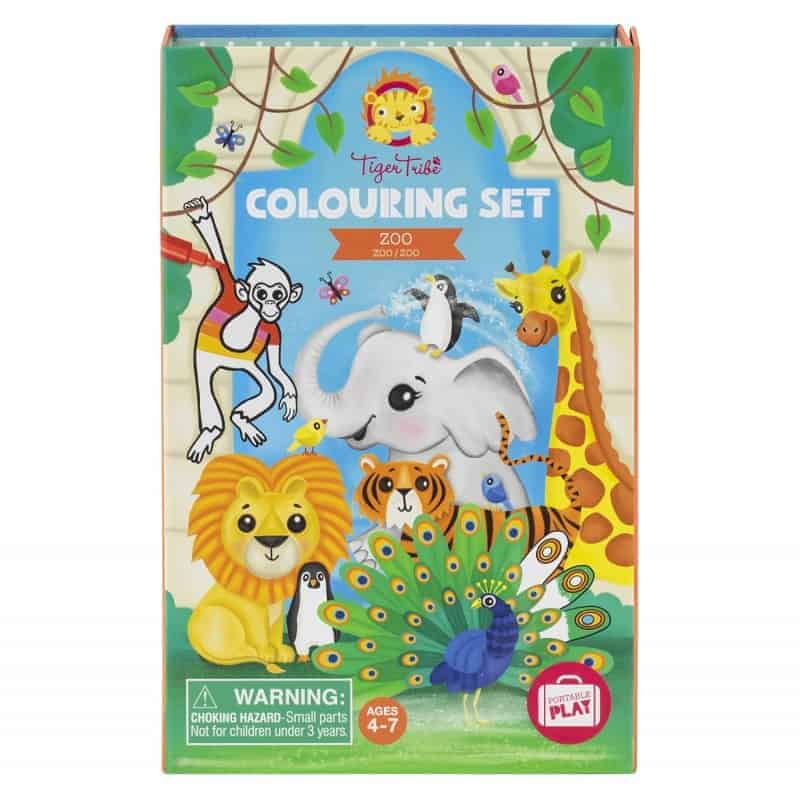 Set Colorir | Zoo