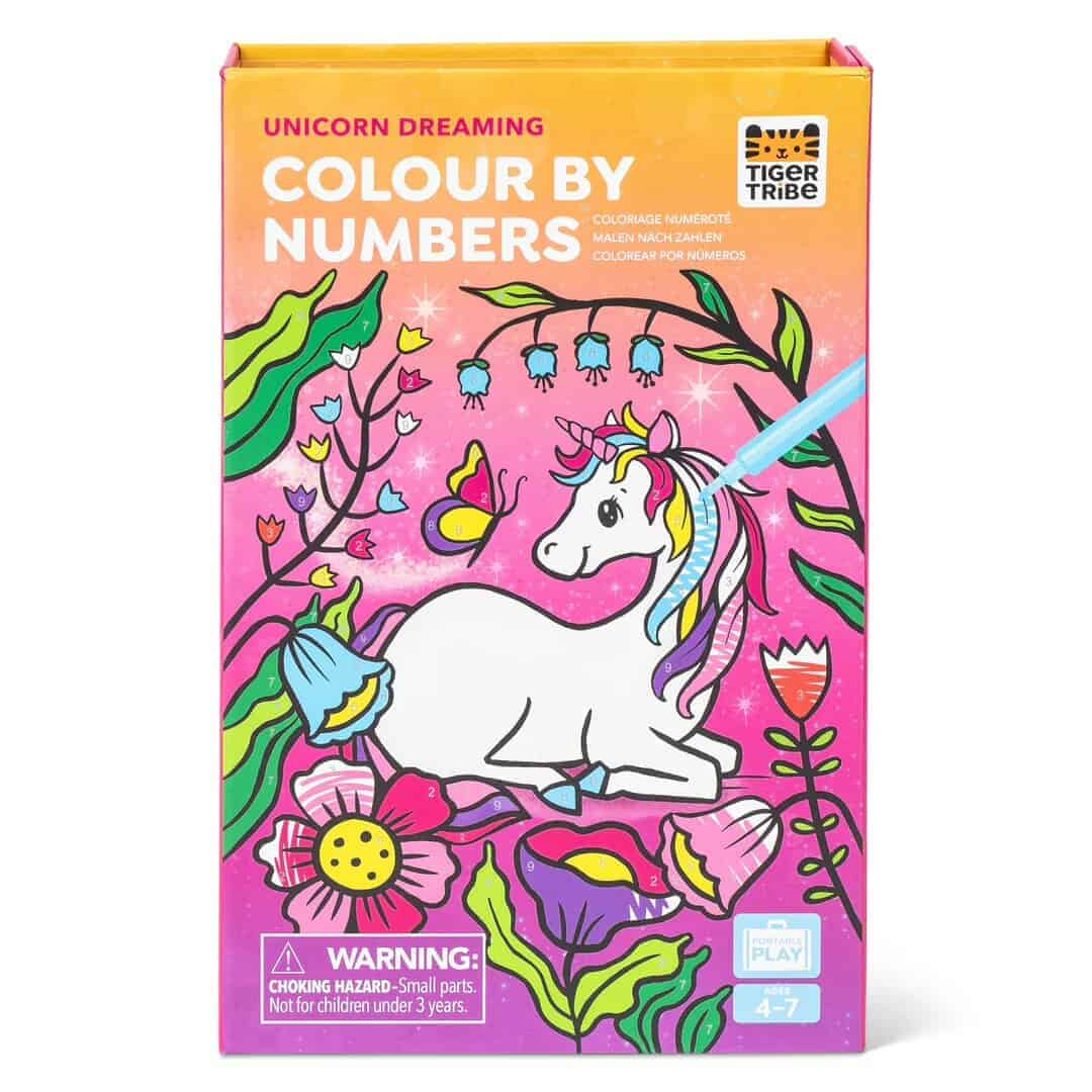 Colour By Numbers | Unicorn Dreaming