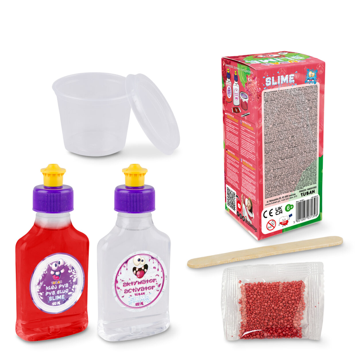 Kit DIY Tuban Slime | Morango