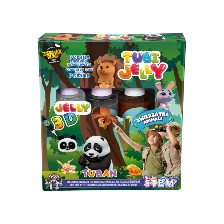 Set Tubi Jelly | 3 Cores | Animais
