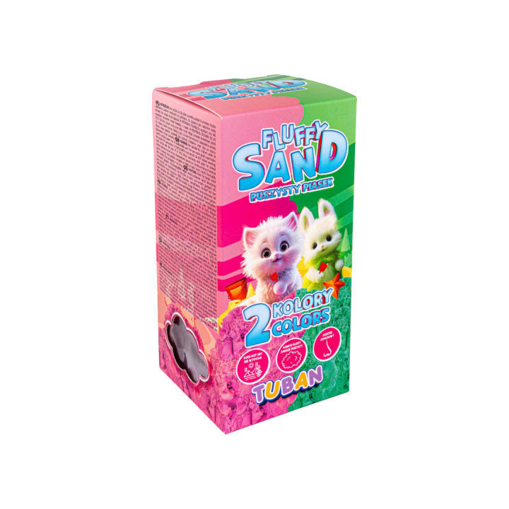 Set Fluffy Sand | Rosa e Verde