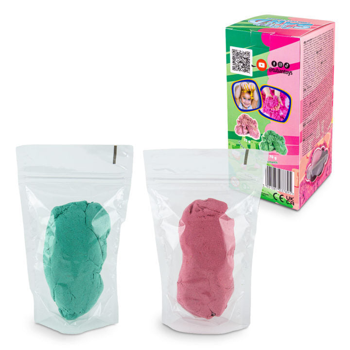 Set Fluffy Sand | Rosa e Verde