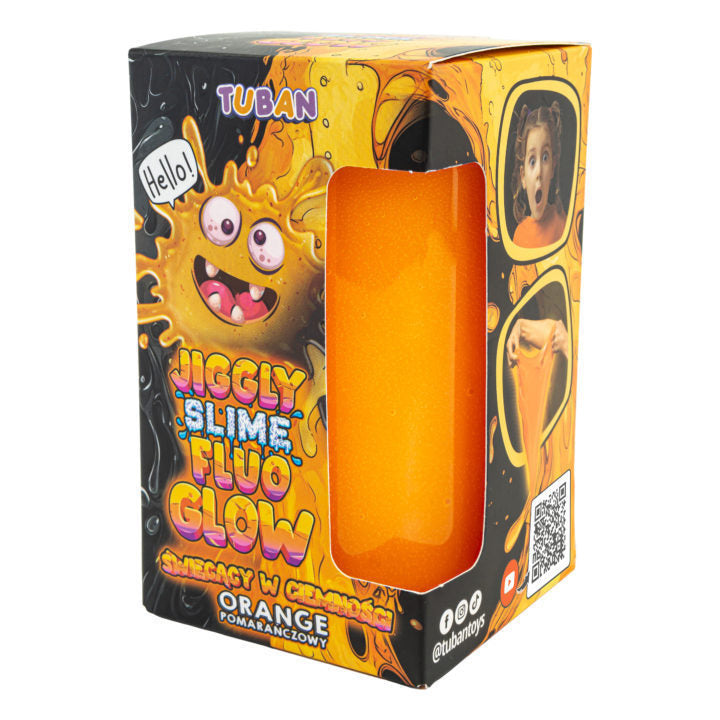 Jiggly Slime Fluo Glow | Laranja