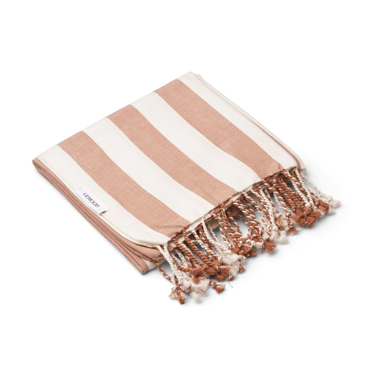 Toalha de praia | Mona | Tuscany rose / Creme