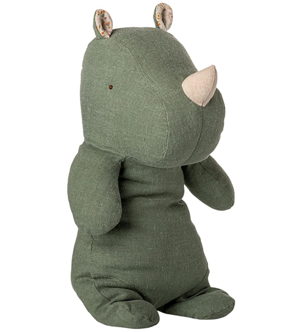 Safari Friends | Maileg | Rhino | Medium | Sage