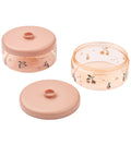 Pack 2 caixas | 500ml | Dominique Food Tritan | Peach | Sea shell
