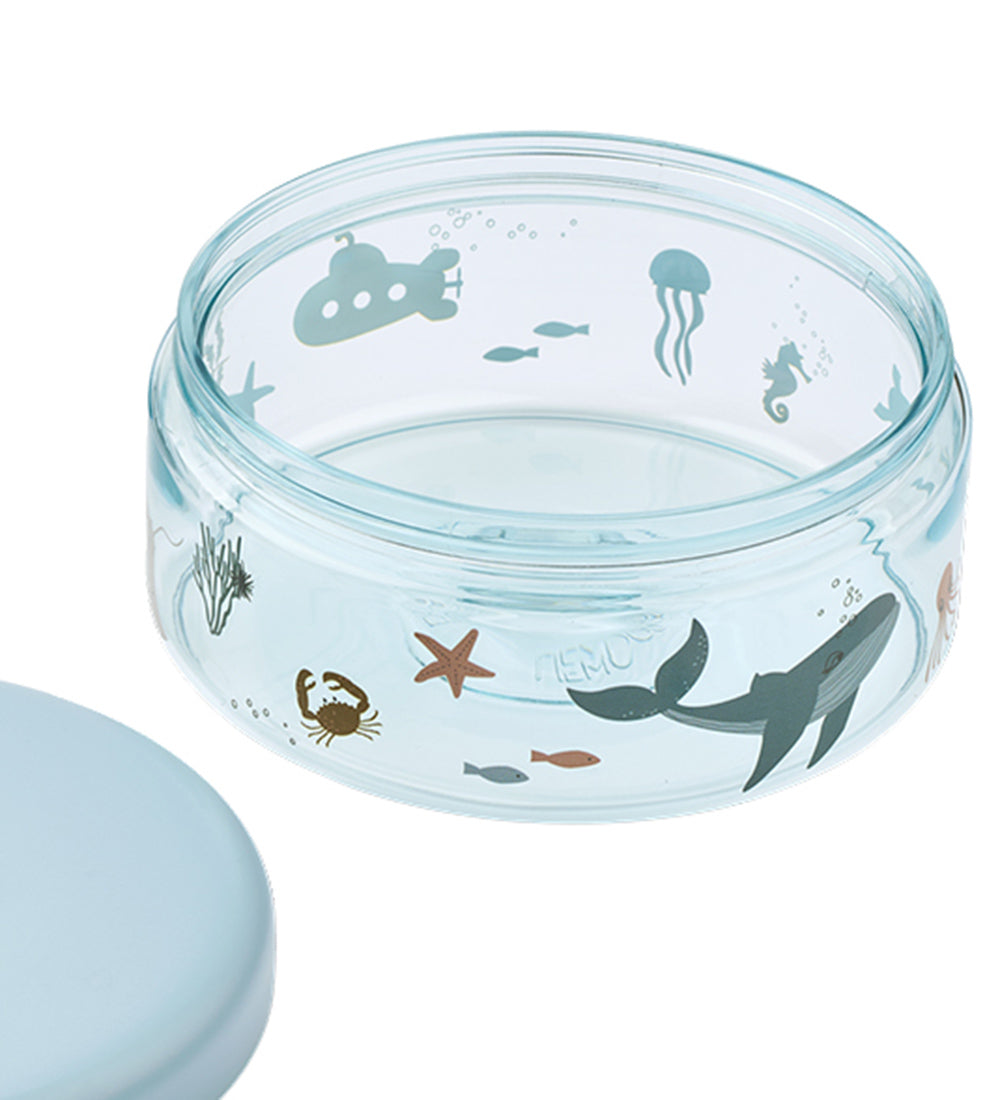 Pack 2 caixas | 500ml | Dominique Food Tritan | Sea creature | Sandy