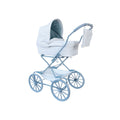 Carrinho de Bonecas com Alcofa Tutete Vintage Vichy Blue