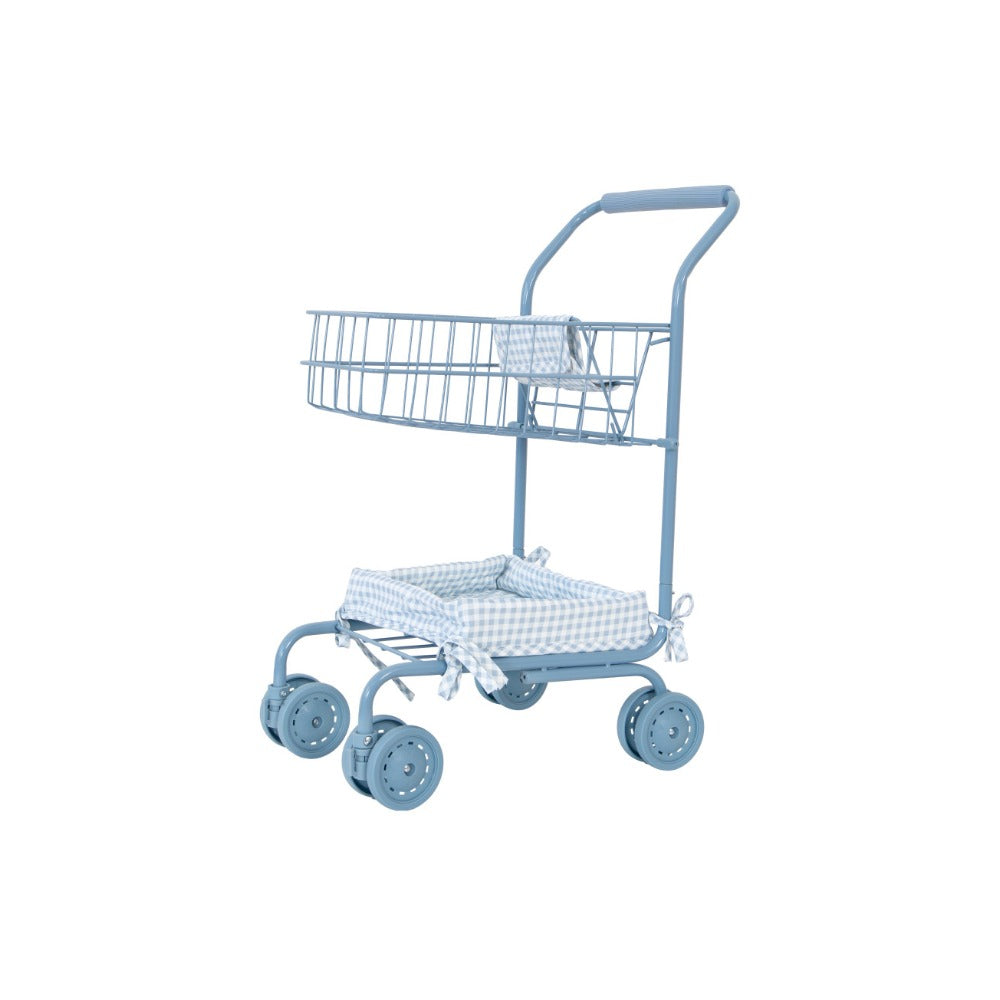 Carrinho de Compras Tutete Vichy Blue