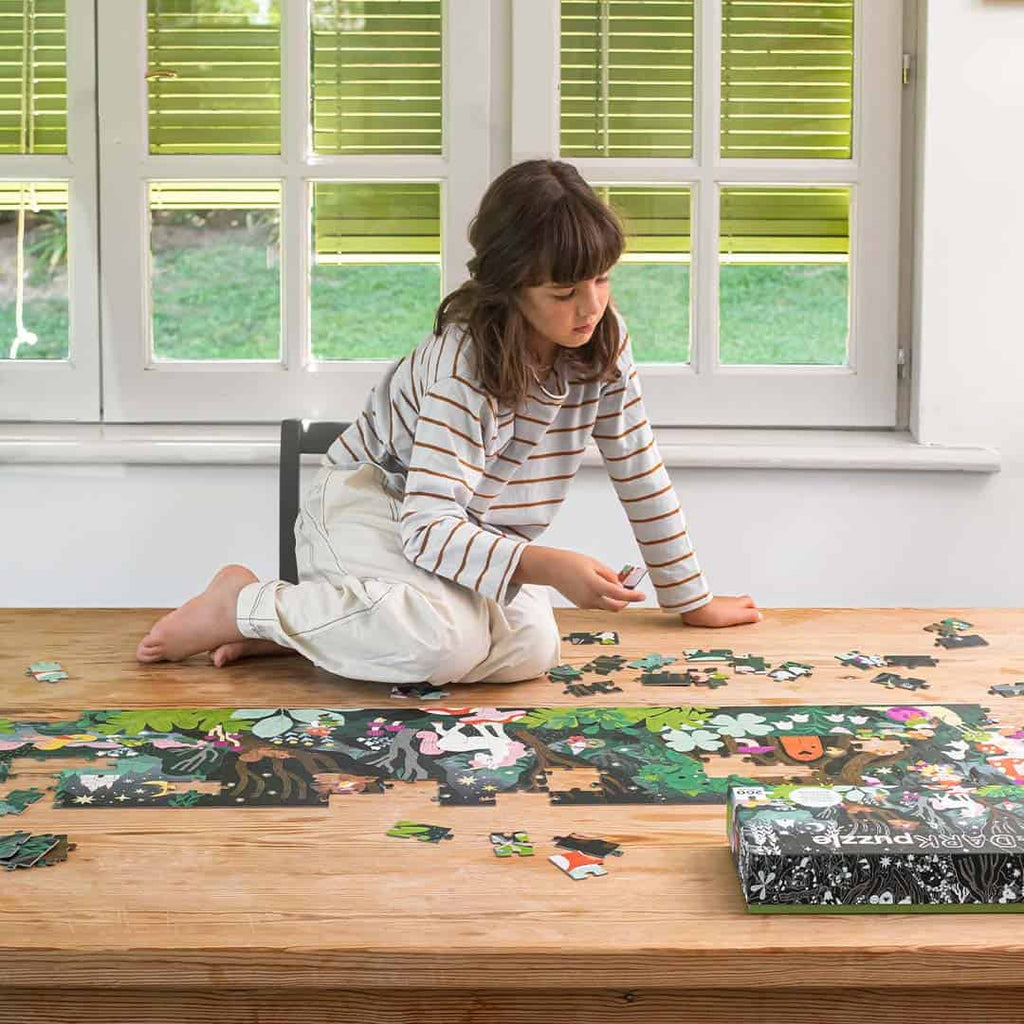 Puzzle | Fuorescente | Floresta Mágica | 200 Peças