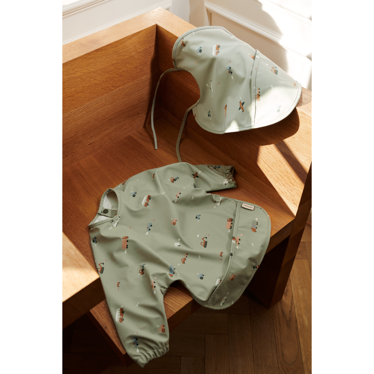 Babete com Mangas Merle Liewood Vehicles / Dove blue mix