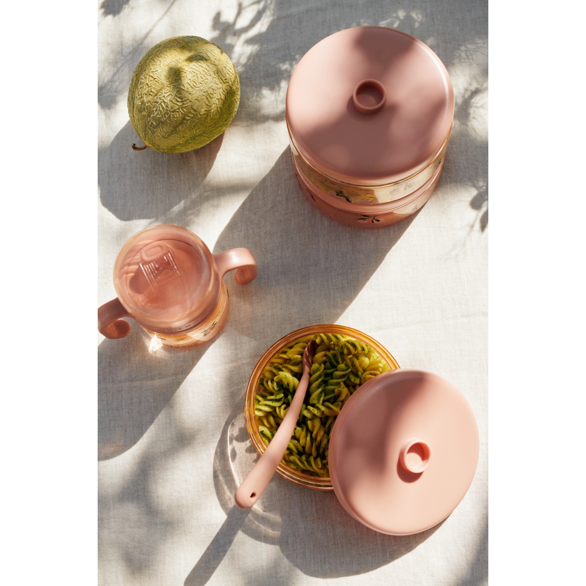 Caixas para Alimentos Dominique Liewood Peach / Sea shell