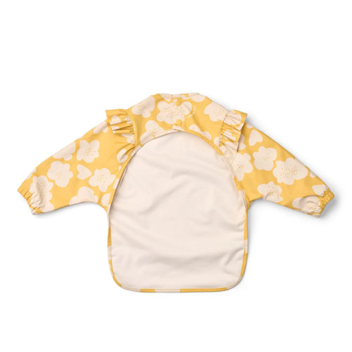 Babete com Mangas | Merle | Flower | Lemon yellow
