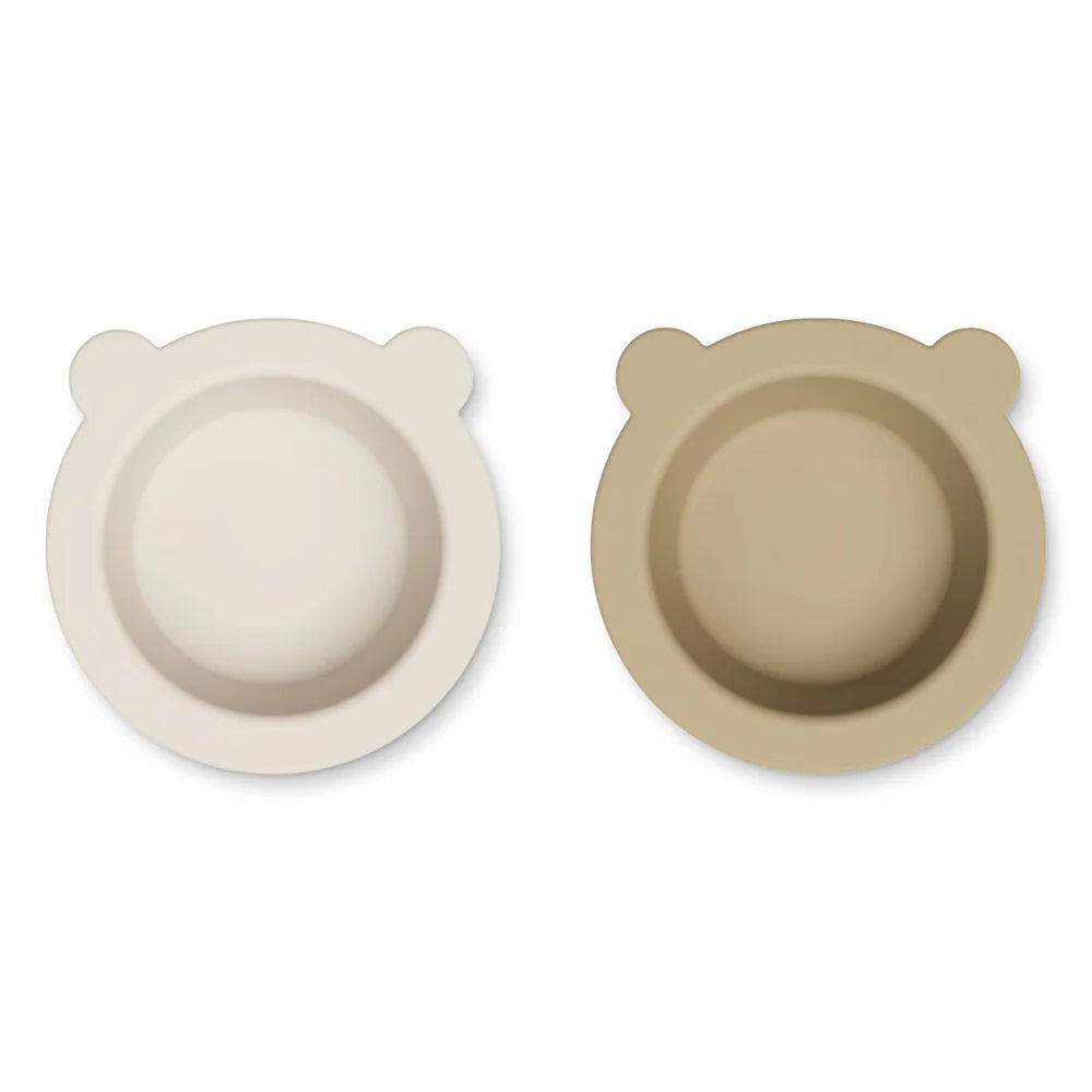 Pack 2 Tijelas com Ventosa | Peony | Sandy | Oat