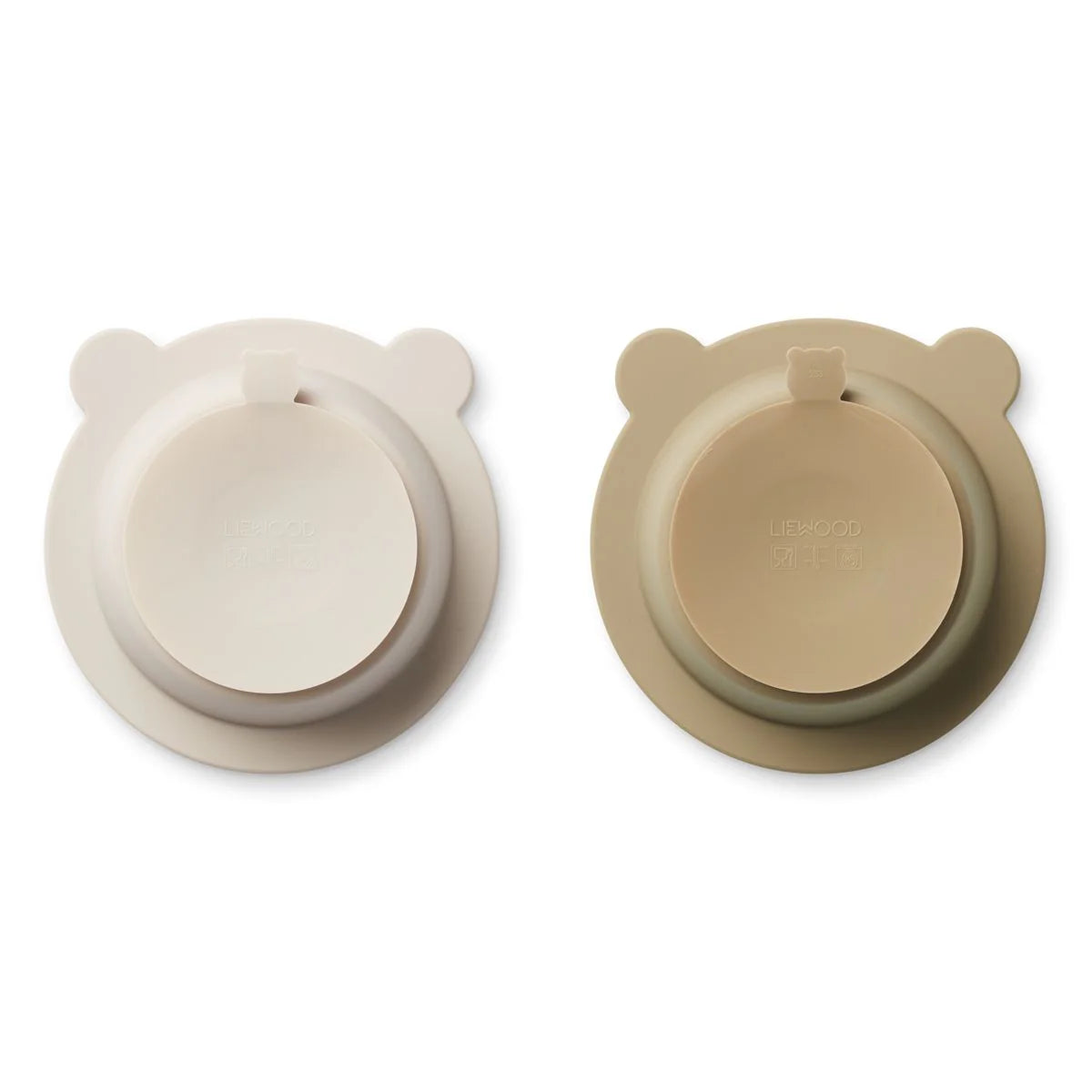 Pack 2 Tijelas com Ventosa | Peony | Sandy | Oat
