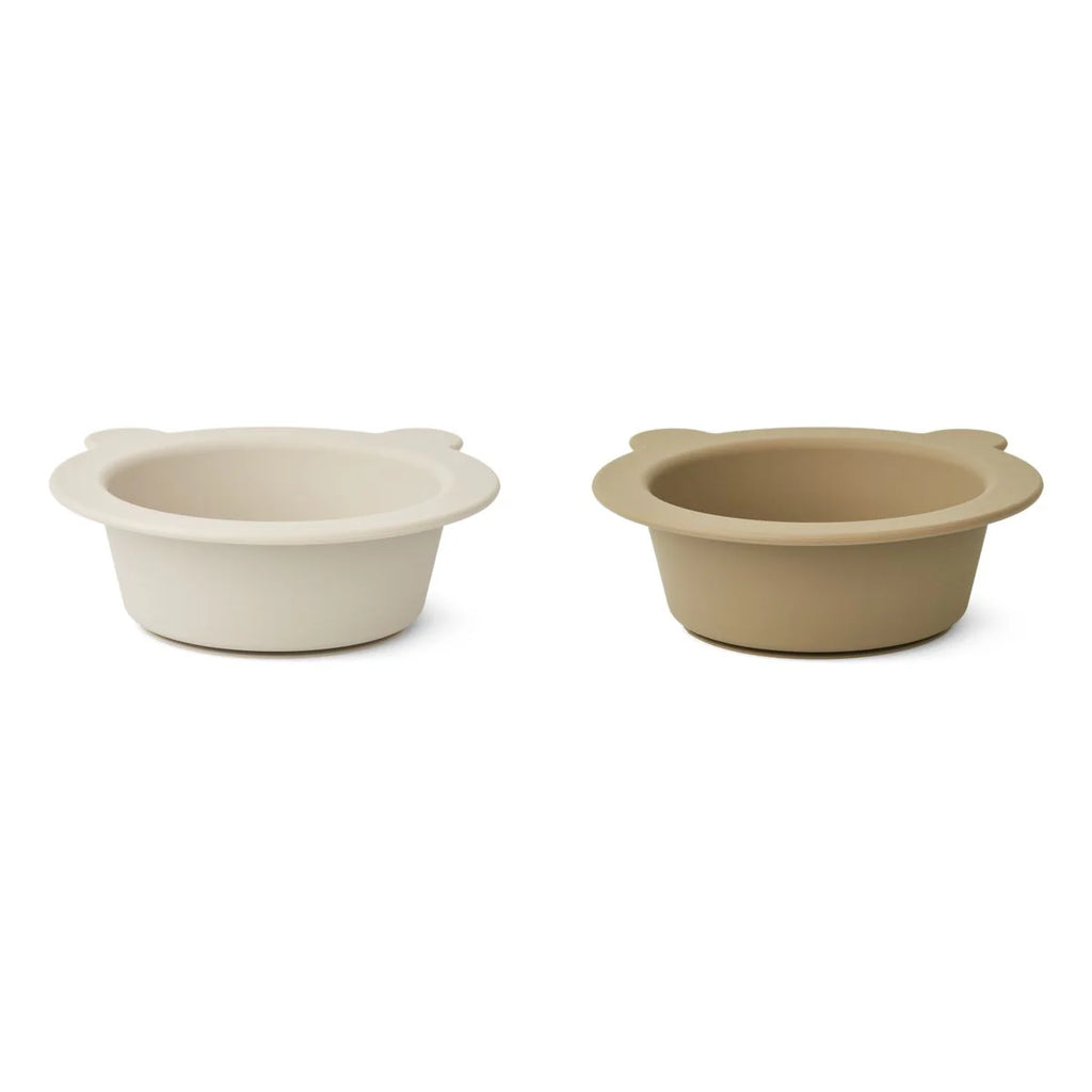 Pack 2 Tijelas com Ventosa | Peony | Sandy | Oat