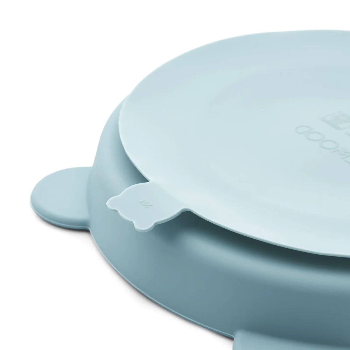 Prato Silicone com Divisorias | Sea Blue | Whale Blue Mix