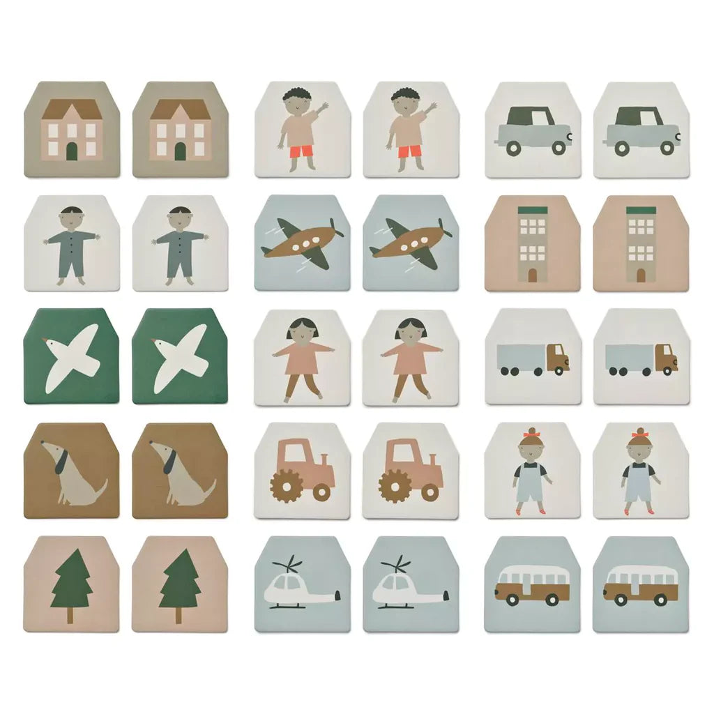 Memo Game | Wallis | Vehicles / Downtown Mix