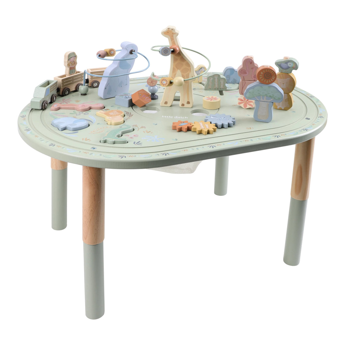 Mesa de Atividades XL | Verde | Safari Friends | Little Dutch
